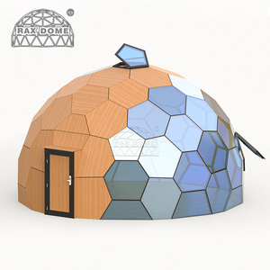 RAXDOME Domo Geodésico <span class=keywords><strong>de</strong></span> Cristal <span class=keywords><strong>de</strong></span> Panal <span class=keywords><strong>de</strong></span> Abeja <span class=keywords><strong>de</strong></span> 7M para Retiro y Campamento con Cristal Espejo - Product Image 2