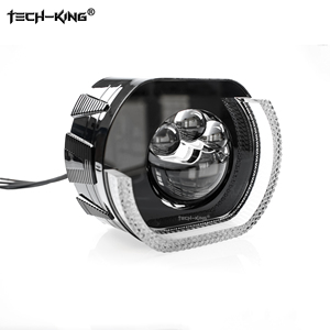 Mới phổ quát 3.0 inch 5D pha lê mắt thiên thần đèn màu vàng và trắng hai màu L loại mắt thiên thần ma thuật Ngựa chạy ngày ánh sáng - Product Image 4