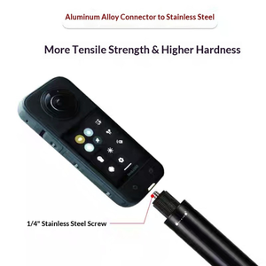 <span class=keywords><strong>Palo</strong></span> de extensión <span class=keywords><strong>invisible</strong></span> de aleación de aluminio de 1.2m con mango Bullet Time para cámaras de acción <span class=keywords><strong>Insta360</strong></span> X4 X3 One RS - Product Image 2