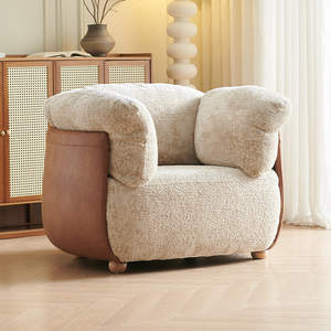 Nordic Minimalist <b>Indoor</b> Leisure <b>Chair</b> Modern Single <b>Lounge</b> <b>Chair</b> For Living Room Decoration - Product Image 3