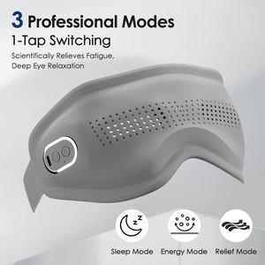 NOVO <span class=keywords><strong>Design</strong></span> Visual Silicone Massageador de Olhos com Aquecimento & Vibração & Música Massagem Elétrica Eye Mask para Eye Relief & Relaxamento - Product Image 3