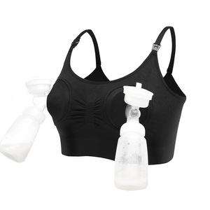 Personalizado tipo X espalda delantera abierta Fitness maternidad <span class=keywords><strong>embarazo</strong></span> Yoga deportes sin costuras lactancia sujetador ropa - Product Image 6
