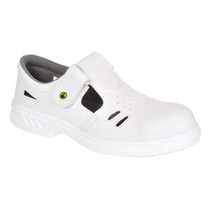 PORTWEST - FW48WHR49 Steelite ESD Ebro S1 classe 3 sandale de sécurité blanche-EAN 5036108306473 CLOGS - Product Image 1