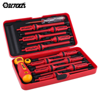 Qixin fournisseur personnalisé isolation jeu de tournevis multifonction 13 pièces haute qualité magnétique VDE tournevis ensemble outil Machine