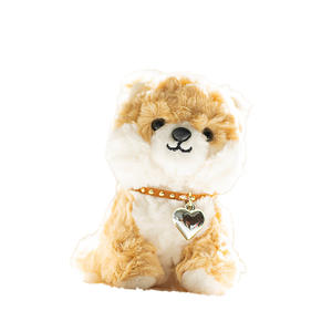 Peluches super douces en coton PP, série de chiens de taille de paume, brodées, anti-stress, anniversaire, princesse, charge USB, compagnon de bureau - Product Image 5