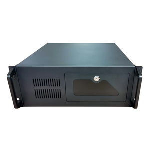 काले 1.0mm SGCC 19 इंच 4U Rackmount सर्वर मामले 4U सर्वर चेसिस के साथ 12cm प्रशंसक - Product Image 1