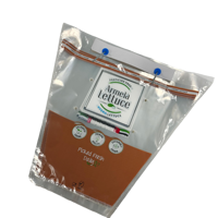 Sacs trapézoïdaux durables en fil CPP pour l'emballage de la laitue et des produits frais avec fermeture sécurisée pour les marchés agricoles et les supermarchés