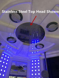 <span class=keywords><strong>Cabina</strong></span> <span class=keywords><strong>Doccia</strong></span> Moderna con Idromassaggio, <span class=keywords><strong>Vasca</strong></span> Idromassaggio Spa, Porta Scorrevole, Piatto <span class=keywords><strong>Doccia</strong></span> in Acrilico, Garanzia di 3 Anni - Product Image 5