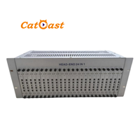 Modulateur analogique CATV Catcast 24 en 1, 24 canaux, entrée HD MI vers sortie RF, fréquence fixe (47-862 MHz), construction métallique