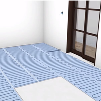 Tapis chauffant électrique pour sol 220V/230V, système de chauffage radiant sous plancher pour salle de bain et cuisine