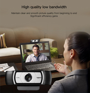 Caméra USB C930c avec capteur CMOS <span class=keywords><strong>1080p</strong></span>, grand angle 90 degrés, zoom 4X, RightLight et double micro pour conférences téléphoniques et télétravail - Product Image 5