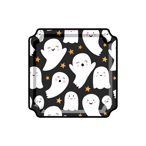 Juego de Platos de Papel Negros y Blancos para Halloween DAMAI, Decoraciones para Fiestas Temáticas de Halloween, Platos, Vasos y Servilletas de Papel para Fiesta de Halloween - Product Image 5