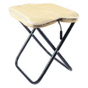 Mini tabouret pliant rectangulaire, chaise de jardin portable, compacte, pliable, pour voyage, camping, pêche, 28x23x26cm - Product Image 1