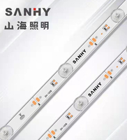 Profilé en aluminium pour bande LED 12V DC avec indice de protection IP20, plage de température de couleur 3000K-11000K pour caissons lumineux