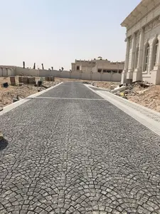 حجر بازلت أسود مطلق ذو سطح مشقوق طبيعي من شيامن هانغماو، حجر رصف مكعب 10×10×5 للبيع - Product Image 6