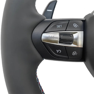 Volant sport en fibre de carbone de qualité supérieure, tissage sergé sec, compatible avec <span class=keywords><strong>BMW</strong></span> F15 X5 F30 Série 3 F32 Série 4 F80 M3 Upgrade - Product Image 5