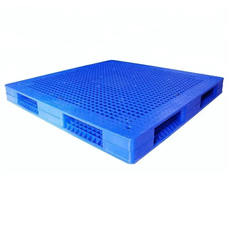 Heavy Duty Blue 1515 Almacén industrial Envío de paletas de plástico HDPE Euro Fabricante de paletas de plástico de doble cara