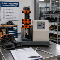 Testeur de flexion De Mattia pour caoutchouc et cuir, machine d'essai de résistance aux fissures ISO 20344 BS ISO 2023