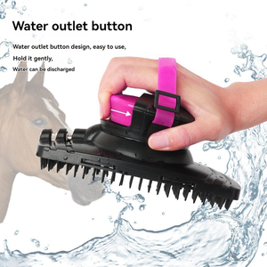 Horse Products Brosse de bain équestre Spray d'eau Massage <span class=keywords><strong>Spa</strong></span> Outil avec éperons pour prendre soin de l'hygiène de votre animal de compagnie - Product Image 2
