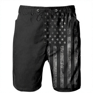Shorts de Baño Reactivos al Agua para Verano, Secado Rápido, con Logotipo Personalizado, Estampado Gráfico, 5 Pulgadas, Cintura Elástica Alta para Hombre - Product Image 1