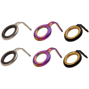 Anneau de guidage de canne à pêche en céramique et acier inoxydable pour la pêche en eau douce, accessoire de modification pour canne à main - Product Image 2