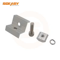 Meilleur rapport qualité-prix : Serre-câble d'extrémité pré-assemblé pour module solaire 30 35 40mm, robuste, en AL6005-T5, pour rail PV, pour montage sur toit commercial