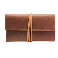 Étui à tabac vintage en cuir fait main de haute qualité Boshiho RTS, prix bas, pour feuilles à rouler