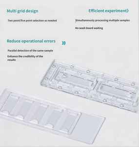Plaque de comptage cellulaire à usage unique pour laboratoire, grille à deux/cinq compartiments, plaque de comptage des cellules sanguines bovines - Product Image 5
