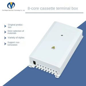 Utilisation intérieure et extérieure compatible <span class=keywords><strong>POE</strong></span> Séparateur 1*8 Boîtier de fibre optique à montage mural Boîte de distribution de fibre optique à 8 noyaux - Product Image 2