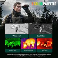 Nouveau produit Ai15 – Caméra thermique haute définition à vision nocturne multicolore avec fonction de fausse couleur, en stock, support portable, monoculaire