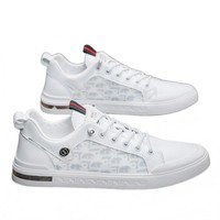 Scarpe da ginnastica sportive casual da uomo di lusso firmate OEM, traspiranti in mesh, con rialzo, stile loafer, alla moda e versatili, per la primavera