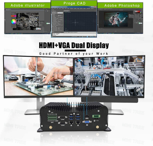 Computadora Industrial Integrada Resistente de 12.ª Generación I7 1255U I5 <span class=keywords><strong>1235U</strong></span>, Sin Ventilador, Placa Base X86 DDR5, 2 LAN, 6 COM 232/485 de 3 Pines, en Stock - Product Image 4