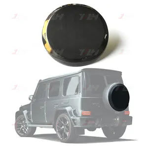 Dry Carbon Fiber W464 G63 Spare Wheel Tyre Cover For Mercedes G-Class W463A W464 to M Style Excellent Fitment Spare Tire Cover