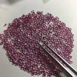 Piedra DE NACIMIENTO facetada redonda de rubelita, piedra suelta de turmalina rosa de corte brillante redonda, piedra preciosa facetada para la fabricación de joyas - Product Image 3