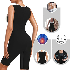 <span class=keywords><strong>Gilet</strong></span> de Sauna amincissant de haute qualité pour femmes avec entraîneur de taille Sport Gym Blue-Coating Fat Burner Sauna <span class=keywords><strong>Sweat</strong></span> Suits pour un usage domestique - Product Image 3