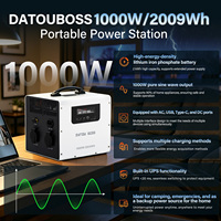 Station d'alimentation portable EU PL à livraison rapide 1000W avec charge solaire et batterie LiFePO4 pour le stockage d'énergie résidentiel