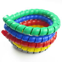 Plage de mesure de 20mm Manchon de protection pour câble électrique Matériau PP noir pour usage industriel Tuyau de coupe personnalisé