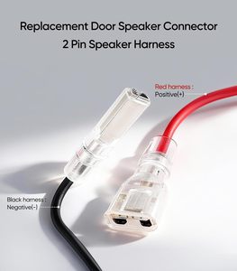 Adaptateur de connecteur de faisceau de câblage pour haut-parleurs de <span class=keywords><strong>voiture</strong></span> Dodge Ram Jeep Chrysler 2005-2022, câble audio pour tweeters de tableau de bord avant (pièce de rechange) - Product Image 5