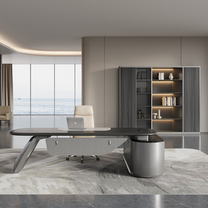 Schreibtisch Office Table L Shaped Modern Office Furniture Commercial Executive Ceo <b>Desk</b> Escritorio De Oficina Office <b>Desks</b> Set - Product Image 2