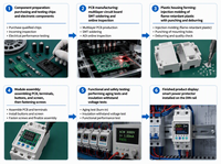 63A 220V AC Satu Fasa Layar Digital WIFI Smart Switch Metering Circuit Breaker Tembaga PC SVC Timer Tegangan Kebocoran