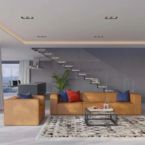 L Shape Designer Cloud Couch Nordic Sectional Furniture Soft Wooden Modular Set - Product Image 3