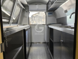Camion de restauration rapide mobile extérieur chinois de 8 pieds avec remorque alimentaire fermée - Product Image 5