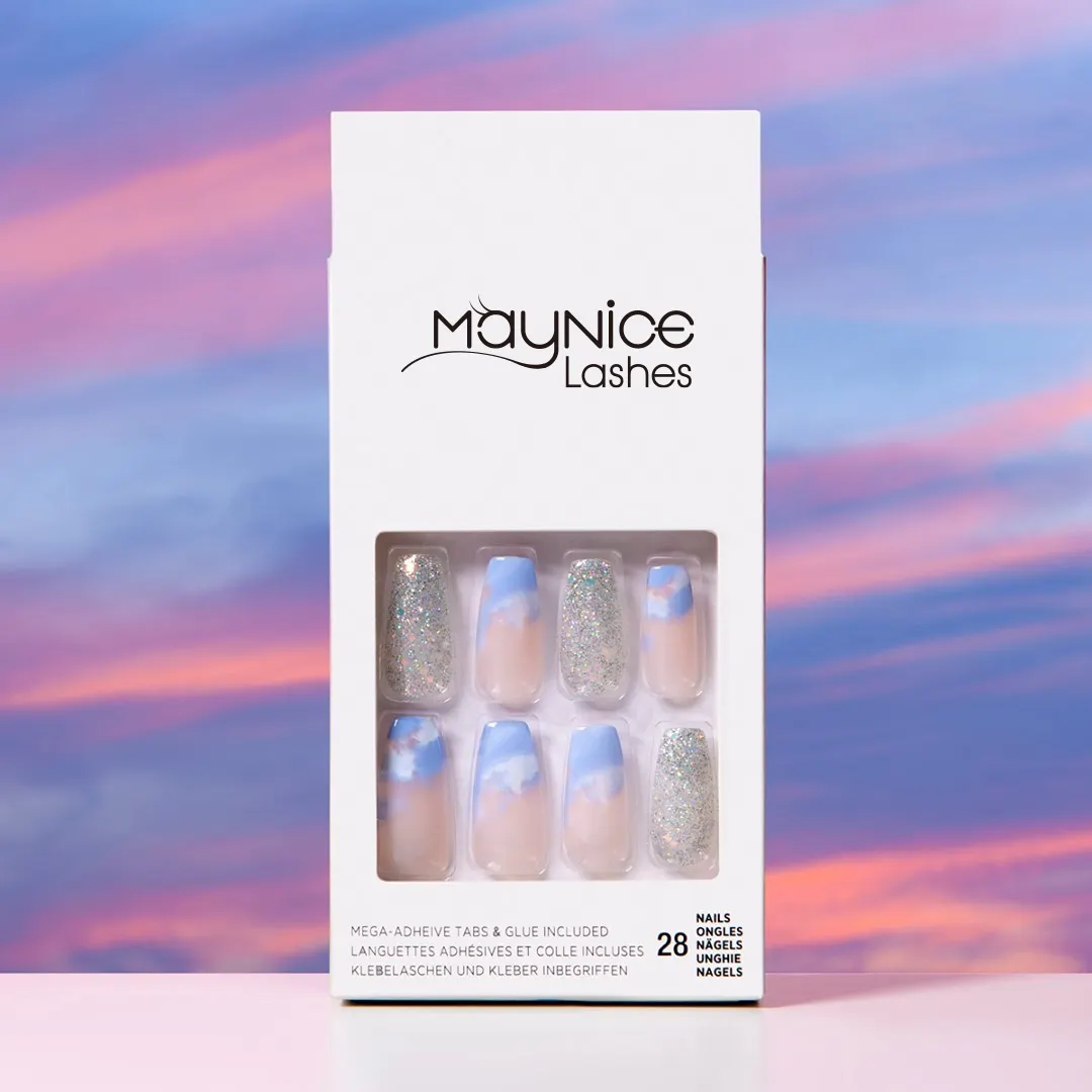 Caja vacía personalizada para el cuidado de las uñas, inserto de EVA para Uñas postizas, venta al por mayor