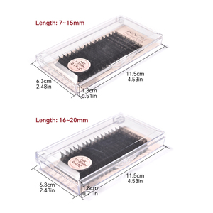 ขนตาปลอมแบบเส้นต่อเส้น KADS 16 แถว รุ่นคลาสสิค สีดำด้าน แคชเมียร์ ขนตาธรรมชาติ สำหรับต่อขนตาแบบพัด เพิ่มวอลลุ่ม สำหรับร้านเสริมสวย แบรนด์ส่วนตัว - Product Image 4