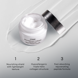 Crème réparatrice avancée de cicatrices de collagène recombinant végétalien <span class=keywords><strong>pour</strong></span> acné peau <span class=keywords><strong>grasse</strong></span> crème réparatrice de nuit <span class=keywords><strong>pour</strong></span> les soins quotidiens de la barrière de la peau - Product Image 2