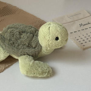 Cadeau d'anniversaire personnalisable pour filles mignon tortue en peluche oreiller 10 cm doux polyester brodé lestée couette ODM m<span class=keywords><strong>élodie</strong></span> - Product Image 6