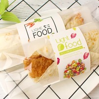 Boîtes d'emballage personnalisées en carton compostable pour baguettes, aliments chauds, tortillas, sandwichs, burritos, rouleaux, avec fenêtre en PLA