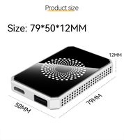 Metall-Autoradio-Dongle USB Typ C AI Box Android 13 CarPlay HD MI für OEM Kabelgebundenes CarPlay Upgrade
