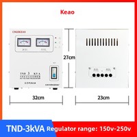 Stabilisateur de tension automatique industriel haute précision 220V, matériau en cuivre, triphasé, modèle KEAO TND, 50-60Hz, bobine toroïdale