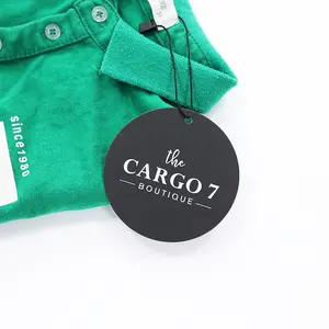 Hang Tags Hot Selling Low MOQ Custom Price Label Paper Tag For Clothes Paper Hang Tags